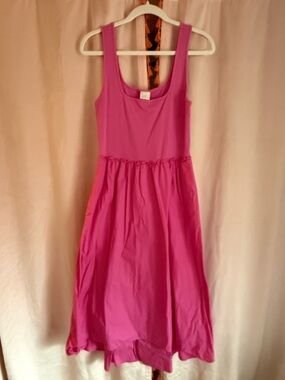 a new day Hot Pink Sleeveless Midi Dress